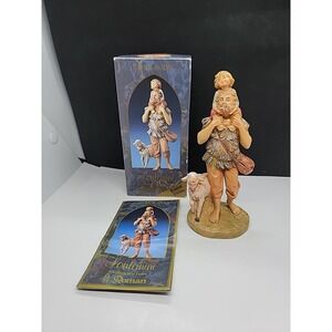 1993 Fontanini Italian Nativity Jeshua & Adin w/box and story card 65245 Limited